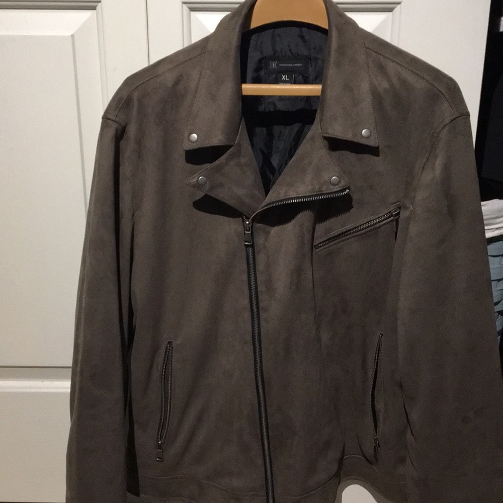 Men’s inc suede leather jacket men’s XL